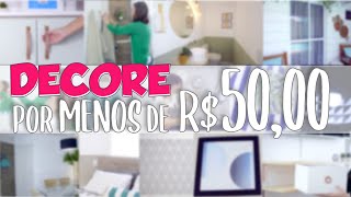 10 ideias para Decorar a casa Gastando Pouco 🤑 Menos de 50 reais [upl. by Akinyt306]