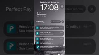 Notificaçõe Perfectpay Iphone e Android kiwify marketingdigital estrategiademarketingdigital [upl. by Ennagem]