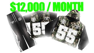 How to Make 12000 with your CLOTHING BRAND  DESIGN TUTORIAL [upl. by Ahsimin749]