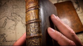 300 YearOld Books 1723 amp Maps Astronomy History Myths  ASMR unboxing softspoken [upl. by Breanne433]