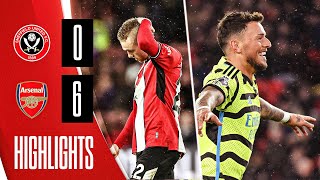 Sheffield United 06 Arsenal  Premier League highlights [upl. by Denni211]