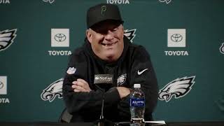 Eagles DC Vic Fangio discusses Bryce Huff a tough day vs the Bucs and defensive adjustments [upl. by Juan]