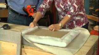 How to make an upholstered headboardavi [upl. by Thevenot953]