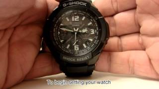 Setting Daylight Saving Time On Casio Analog Watch  GW3000 [upl. by Imuyam]