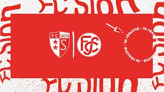 FC Sion  FC Schaffhouse 30  Le résumé [upl. by Desirea]