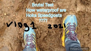 Brutal Hoka Speedgoat Mid 2 Gore Tex Boots Review 2021 How waterproof are they [upl. by Barrus]