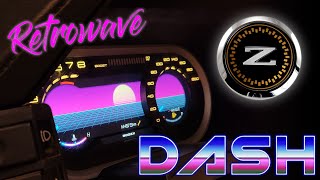 Retrofitting a Custom Retrowave Dash in my Z31 [upl. by Anauqahc]