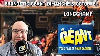 🔴🏇Pronostic Géant GenybetTurf Dimanche 6 Octobre 2024 R1 LONGCHAMP🔴🏇 [upl. by Meeharb160]