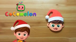 cocomelon christmas TOMTOM clay making 코코멜론 크리스마스 톰톰 클레이로 만들기 [upl. by Ursa]