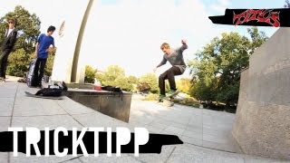 How to Nollie Caballerial  einfach und schnell Skateboard Tricks lernen deutschgerman [upl. by Koren]