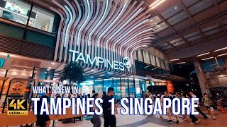 TAMPINES 1  NEW LOOK  NEW FOOD COURT  4K UHD  SINGAPORE [upl. by Hoon]