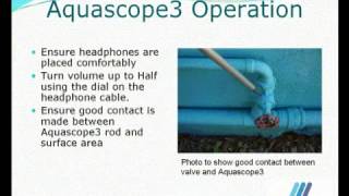 Gutermann Aquascope 3 Leak Locator Training Video [upl. by Alver]