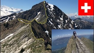 Schweiz  krasse alpine Kletterwanderung  Morgenberghorn via Leissiggrat T6 [upl. by Vtarj701]