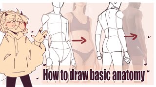 How to draw basic anatomy [upl. by Merill]