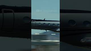 Gulfstream G550 N679MS Landing at Van Nuys shotrs [upl. by Emery]