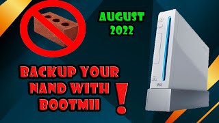 How to backup your Wii Nand with Bootmii Working OCT 2023 Protect your Wii from Bricking [upl. by Wagshul]