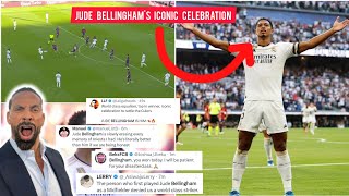 🔥😱 MOST POPULAR REACTIONS TO BELLINGHAM BRACE IN EL CLASICO DEBUT  JUDE BELLINGHAM VS BARCELONA [upl. by Aubin]