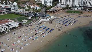 Protaras from drone view protaras cyprus dji [upl. by Oriane]