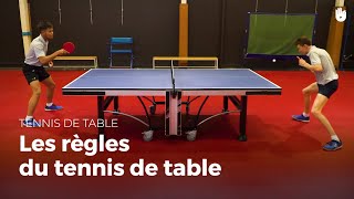 Apprendre les règles du tennis de table  Tennis de Table [upl. by Norse]