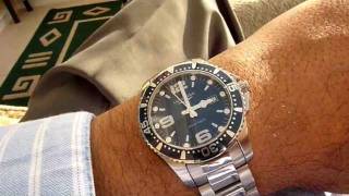 Longines Hydroconquest Video Review [upl. by Nosmoht785]