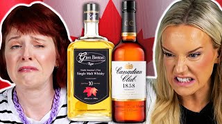 Irish People Try Canadian Whisky [upl. by Hoj]