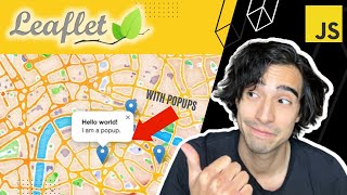 Javascript Interactive Map with Leaflet EASY with Marker Clusters amp Popups [upl. by Annayat]