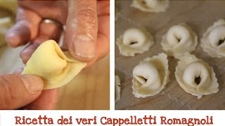 I VERI CAPPELLETTI ROMAGNOLI ricetta originale  Italian stuffed pasta sub eng [upl. by Russel]