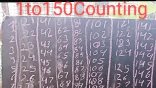 Counting 1 to150 Numbers 1to150  counting 1150  counting for toddlers1150 1150 गिनती गिनती [upl. by Olinde]