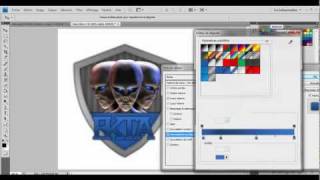 Tuto Photoshop  Créer un blason [upl. by Eelsnia575]