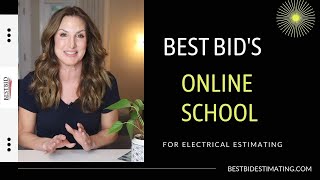 Best Bids Online School for Electrical Estimating [upl. by Liahkim280]