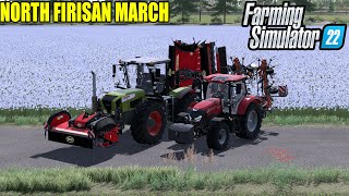 DIKKE XERION IN HET GRAS Farming Simulator 22 North Frisian March [upl. by Jacinto]