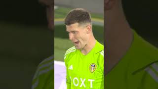 WORLDCLASS save from Illan Meslier shorts lufc footballshorts [upl. by Aynek]