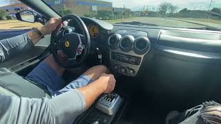 Gated Manual Ferrari F430  Test Drive [upl. by Maier]