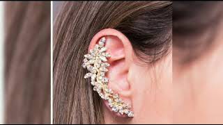 wedding ear cuffs bridal ear cuffs design for girls part 13 [upl. by Aneehc995]