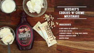 Cookies n Creme Milkshake Recipe [upl. by Eissak445]