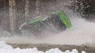 XXI Kangasniemi Ralli 2024  CRASHES amp ACTION [upl. by Ardella]