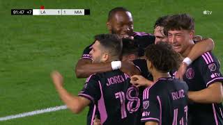 LastMinute Magic Messis Stoppage Time Goal Secures Dramatic Tie Against LA Galaxy [upl. by Yasmeen]