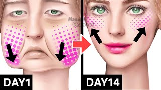 30 MINS🔥 FACE LIFTING EXERCISES For Jowls Laugh Lines Nasolabial Fold AntiAging [upl. by Etta]