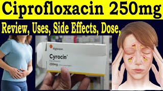 Ciprofloxacin tablets 250 mg uses  Review Cyrocin 250mg tablet uses in urdu  Dose Side Effects [upl. by Eiznyl12]