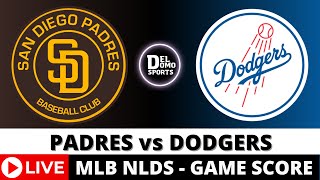 SAN DIEGO PADRES VS LOS ANGELES DODGERS LIVE ⚾️ NLDS Game 5 MLB Game Score PlaybyPlay OCT 112024 [upl. by Sonja]