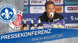 Darmstadt 98  Pressekonferenz nach SVDFCSP [upl. by Aracot]