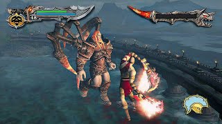 God of war 1 Kratos vs Ares Final Boss Fight 1080p 60fps [upl. by Refinnaj]