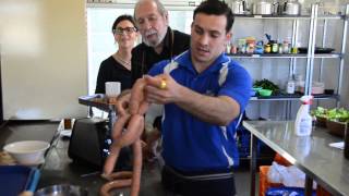 How to tie sausages with Harrison from Berry Butchery [upl. by Yhtomiht955]