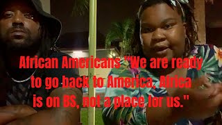 African Americans tell their truth about Ghana Africa Travelers be aware [upl. by Elexa]