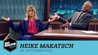 Heike Makatsch zu Gast im NEO MAGAZIN ROYALE mit Jan Böhmermann  ZDFneo [upl. by Ammadis]