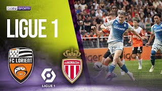 Lorient vs Monaco  LIGUE 1 HIGHLIGHTS  09172023  beIN SPORTS USA [upl. by Mairym]