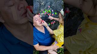 Survival Skills single mom with watermelon skills in forest survival outdoors skills cooking [upl. by Pinsky]