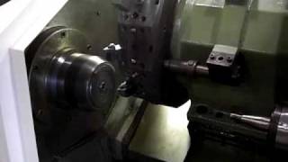 Okuma LB15 CNC Lathe [upl. by Ettenej508]