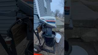 1977 15hp Evinrude Outboard Motor [upl. by Aivatal]