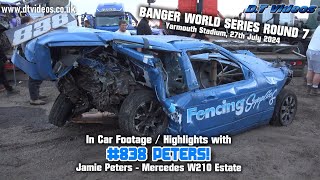 Peters 838  Yarmouth BWS 2024  Banger Racing  Highlights [upl. by Heyra]